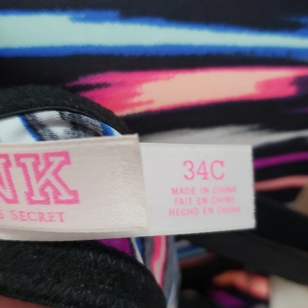 Victoria's Secret Pink Racerback Lot of 2‎ Bras